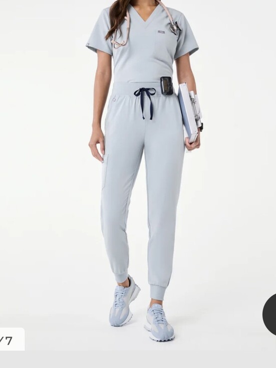 Figs Pants - Figs Light Blue Zamora Jogger Scrub Pants SZ.XXL